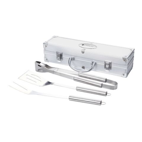 Satay 3-Piece BBQ Set Silver | Without Branding