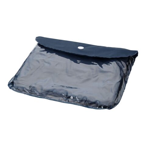 Adjustable Poncho With Pouch Navy Blue | 1 Colour Pad Print