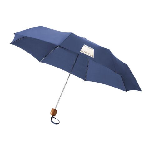 21,5&quot; 3-Section Umbrella  Navy Blue | Without Branding