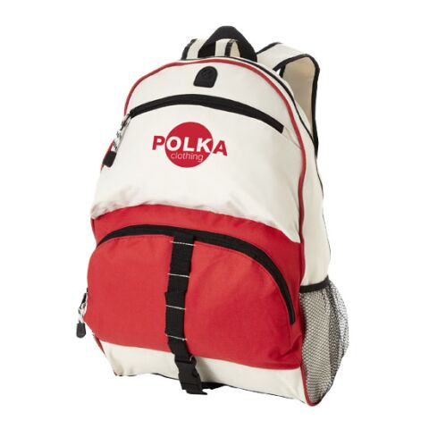 Utah Backpack White - Red | Without Branding