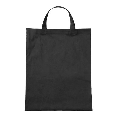 BIO Cotton Bag 38x42 cm Short Handle Navy Blue | No Branding | No Branding