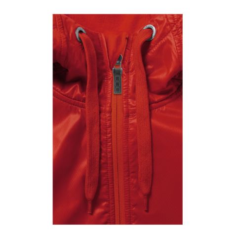 Fraser Hooded Full Zip Sweater Red | Without Branding