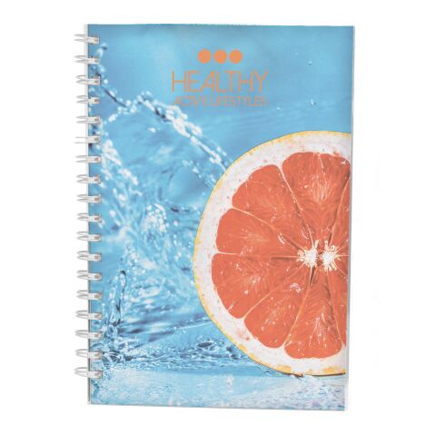 Desk-Mate with Wire Bound Cover A6 Red | plain cover | Plain pad