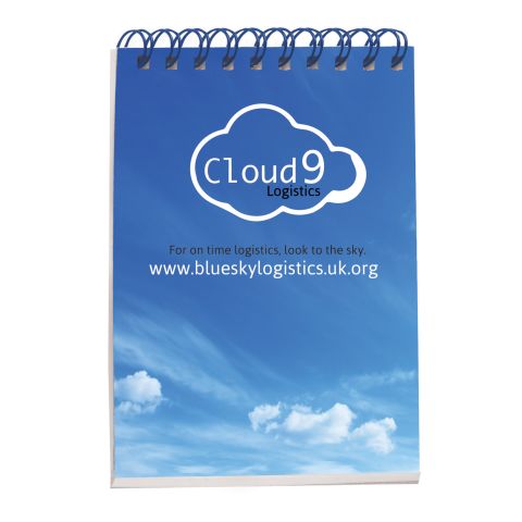 Desk-Mate with Synthetic Cover A7 White | plain cover | Plain pad