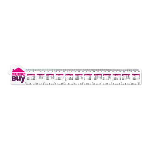 30cm/12” Shaped Rulers White | Digital print - white product