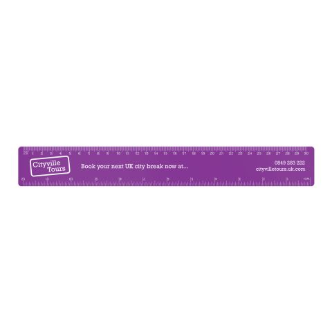 30cm PP Colour Ruler Lime | No Branding