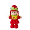 Cotton Stuffed, Girl Shaped Doll Colourful | 1-Colour Pad Print