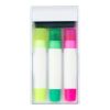 Set Of Three Gel Markers White | Without Branding