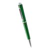 Plastic Ball Pen With Silver Coloured Tip Green | Without Branding