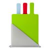 Three Piece, ABS Cutting Board Set Colourful | 1-Colour Pad Print