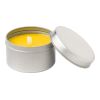 Citronella Candle In Tin Container Silver | Without Branding