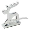 Deer Shaped Metal Nutcracker Silver | Laser Engrave