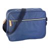 Polyester Laptop Bag In Denim Look Navy Blue | Without Branding