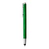 Plastic Ball Pen & Stylus Green | Without Branding
