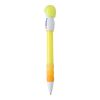 Plastic Ball Pen With A Girl Figure Yellow | Without Branding