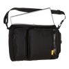 GETBAG Polyester (600D) Multifunctional Laptop Bag Black | 1-Colour Screen Print