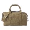 PU Duffle/Travel Bag Beige | 1-Colour Screen Print