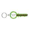 Shaped Keyrings Clear | Plain