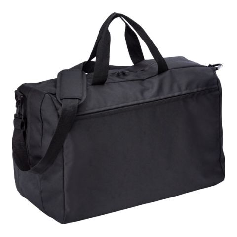 Polyester (1680D) Travel Bag Black | 1-Colour Screen Print