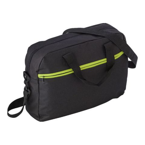 Polyester Document Bag (600D) Light Green | Without Branding
