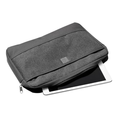 Poly Canvas Laptop Bag (600D) Grey | Without Branding