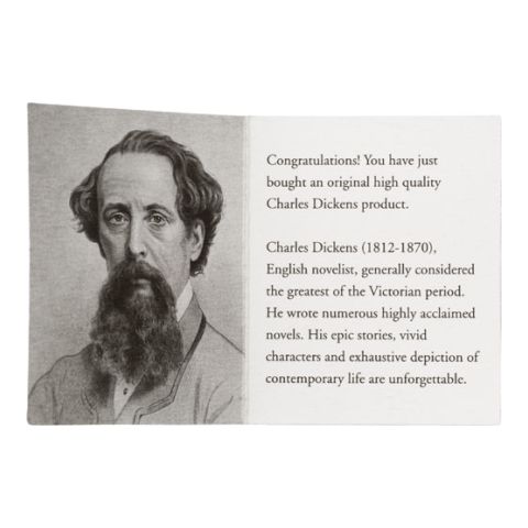 Charles Dickens Ball Pen, Capacitive Screen Black | Laser Engrave