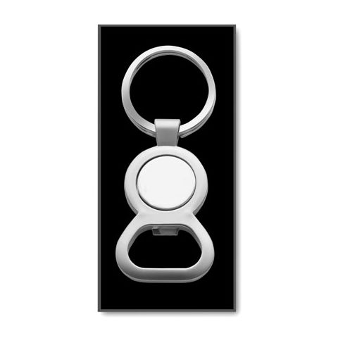 Key Holder, Euro Trolley Disc Silver | Without Branding