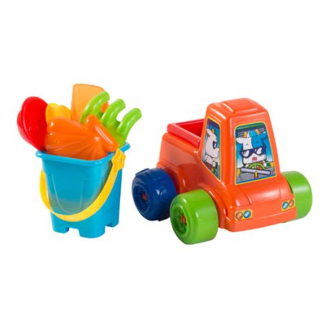 Plastic Beach Set Colourful | Without Branding