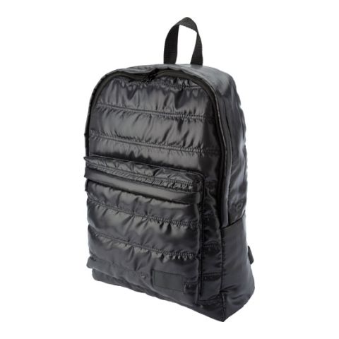 Polyester 240D Backpack Black | 1-Colour Transfer Print