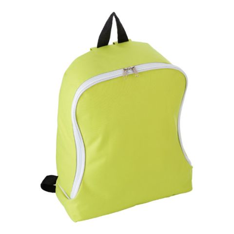 Polyester Backpack With A Zipped Large Compartment Light Green | Without Branding