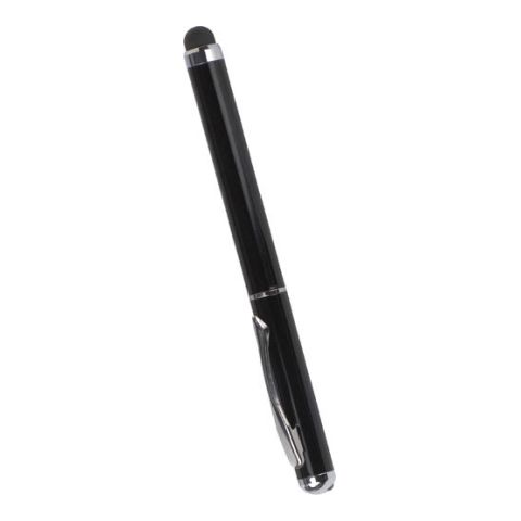 Laser Pen With LED Light &amp; Rubber Tip Black | 1-Colour Pad Print