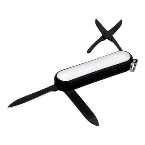 3Pc Pocket Knife Black - Silver | Without Branding
