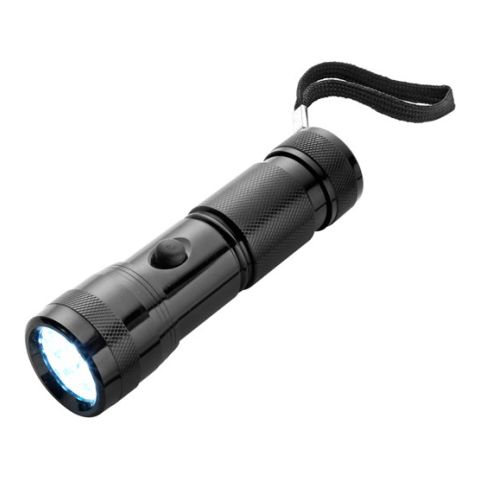 Torch With 14 LED Lights Black | 1-Colour Pad Print