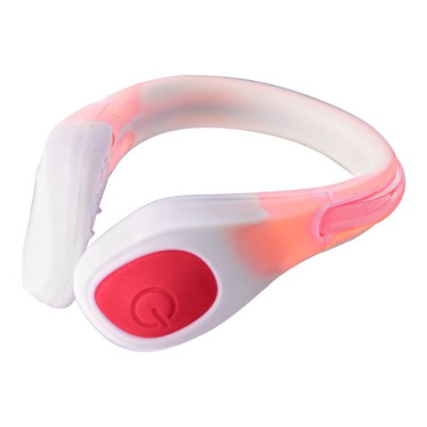 ABS &amp; Silicone Ankle Band White - Red | Without Branding