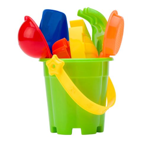 Mini Beach Bucket In Four Colours Colourful | Without Branding