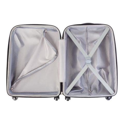 EVA Trolley With Silver Coloured ABS Parts Black | 1-Colour Screen Print