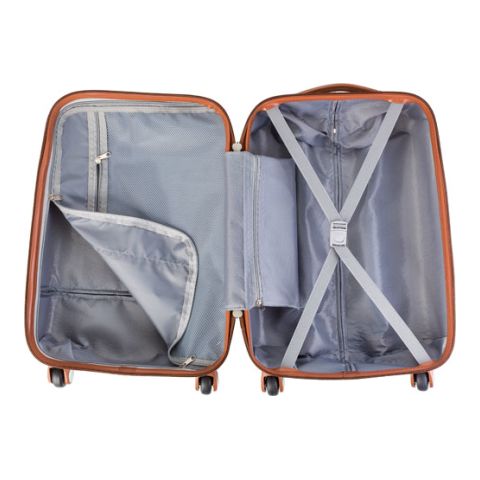 ABS Trolley With Four Wheels White | 1-Colour Screen Print