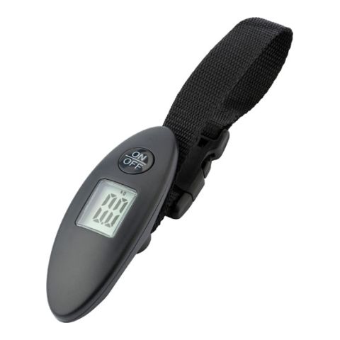 Digital Luggage Scales Black | 1-Colour Pad Print