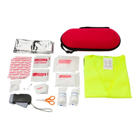 Car Emergency First Aid Kit Red | 1-Colour Pad Print