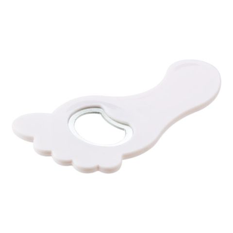Plastic Bottle Opener White | Without Branding