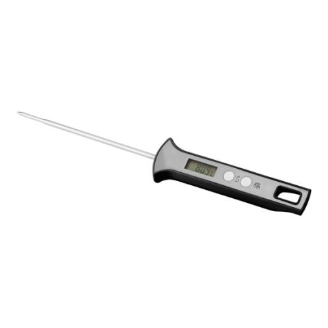 Digital Meat Thermometer(C/F) Black - Silver | 1-Colour Pad Print