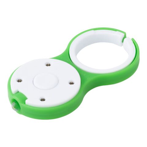 Plastic Key Holder With One LED Light Light Green | Without Branding