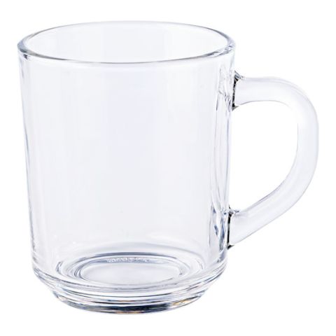Glass Tea Mug (260Ml) Transparent | Without Branding