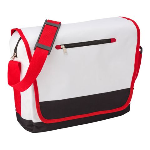 Polyester (600D) Messenger Bag White | Without Branding