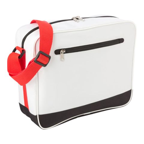 Polyester (600D) Tablet/Document Bag White | 1-Colour Screen Print