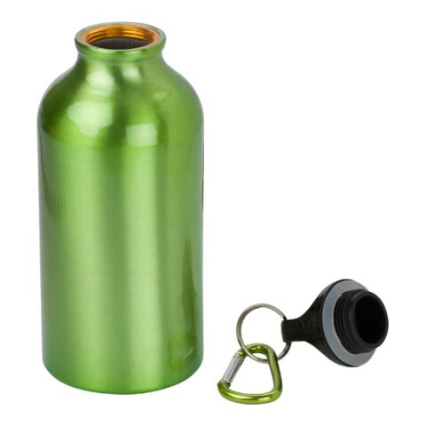 400Ml Aluminium Water Bottle Light Green | Without Branding