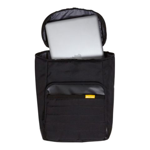 GETBAG Polyester (600D) Laptop Backpack Black | 1-Colour Screen Print