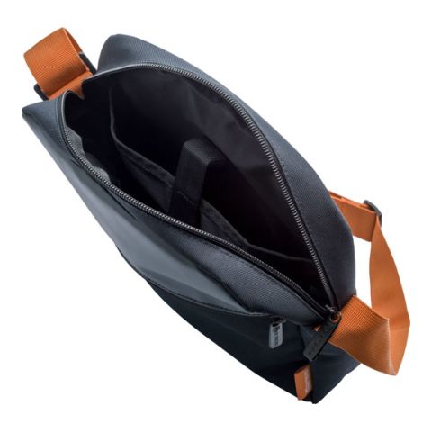 GETBAG Polyester (600D) Shoulder Bag Black | 1-Colour Screen Print