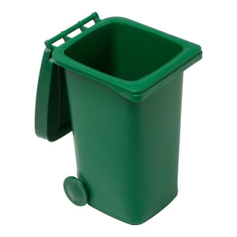Plastic Desk Trash Bin Green | Without Branding