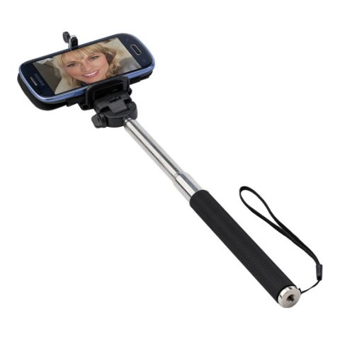 ABS Telescopic Selfie Stick Black | Without Branding